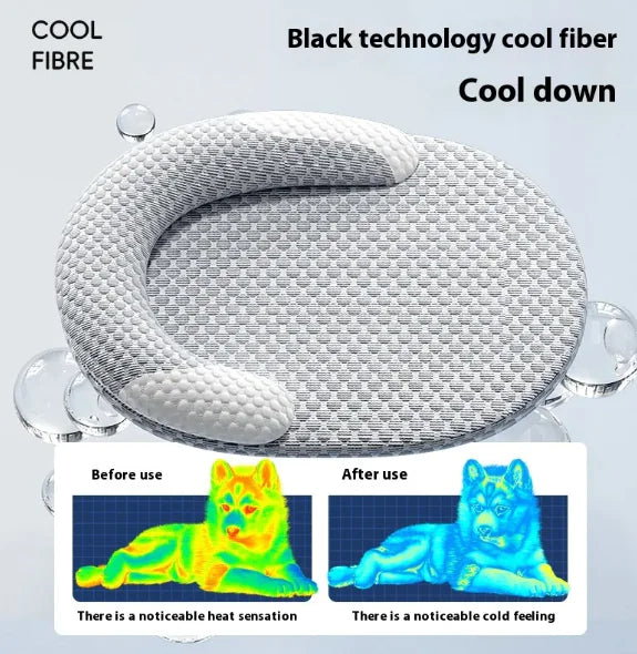 Frosty Nap Bed - Ice Silk Surface Detail